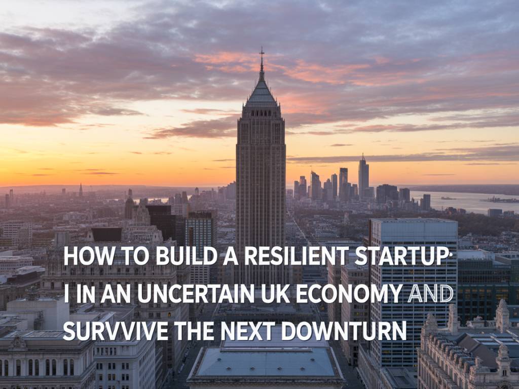 How to build a resilient startup in an uncertain uk economy and survive the next downturn