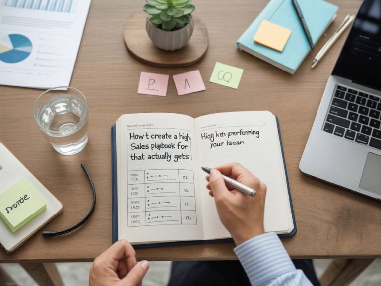 How to create a high-performing sales playbook for your team that actually gets used